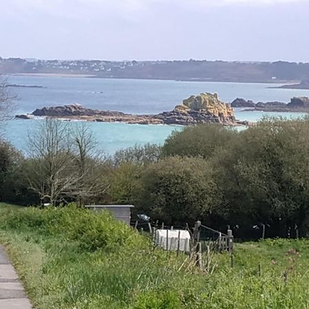 Maison Cosy Vue Mer A Guimaëc Kültér fotó