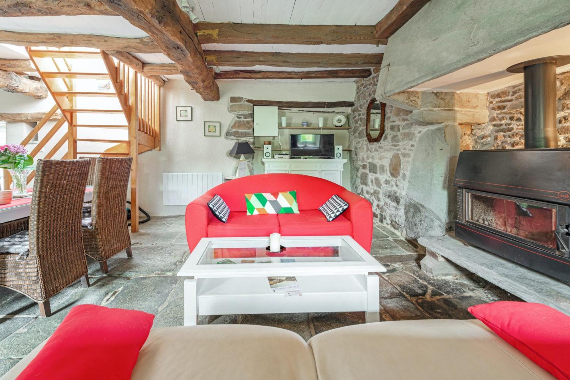 Maison Cosy Vue Mer A Guimaëc Kültér fotó